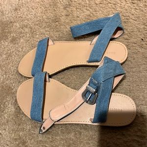 Jean sandals